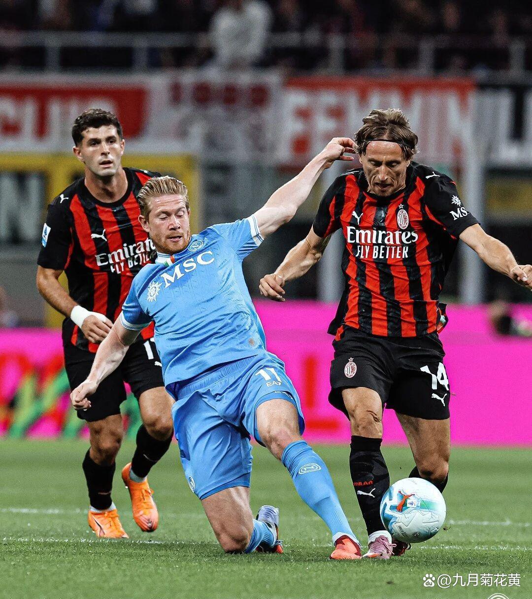 那不勒斯横扫西班牙，德布劳内带队取胜